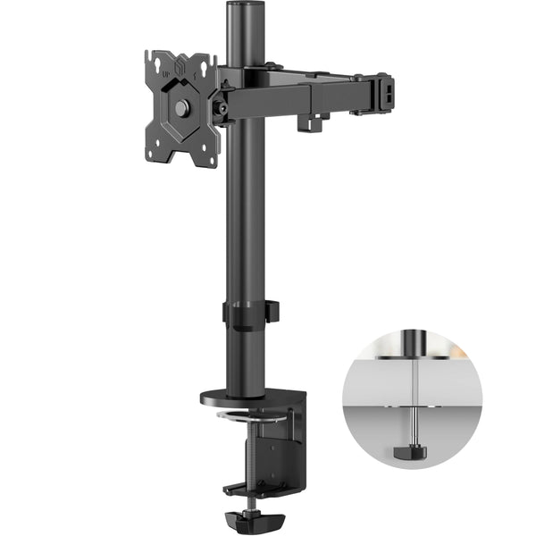 Tischhalterung für Monitor 13"-34" max 8 kg, Neigbar-schwenkbar, mit Drehfunktion, schwarz D121E