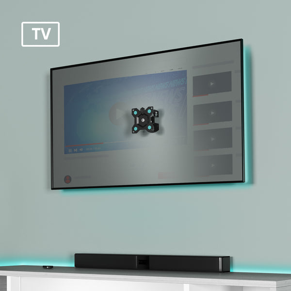 TV Wandhalterung für 10“-32“ Zoll bis zu 25kg Bildschirme VESA 75x75-1