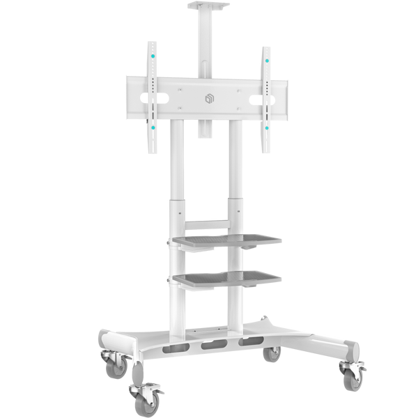 Mobiler TV-Ständer 50"-86", max. 105,9 kg, Weiß TS1881
