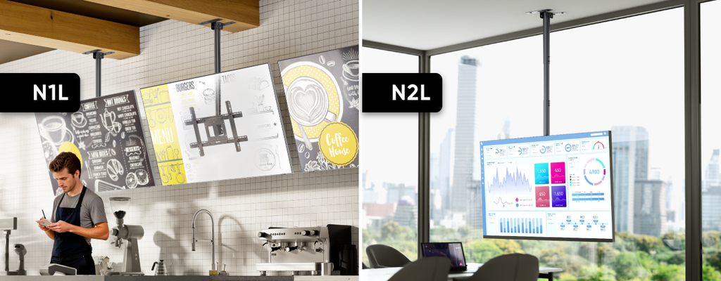 ONKRON Deckenhalterungen für Zuhause und Geschäft: N1L und N2L