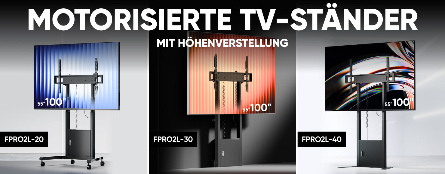 Premium-Serie motorisierter TV-Ständer FPRO2L