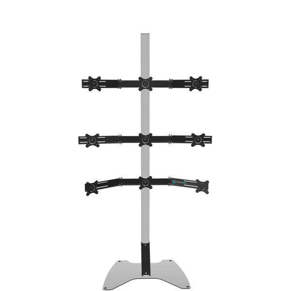 Monitor Ständer für 9 Bildschirme 18"-26" bis zu 90kg FSPRO1L-33 Schwarz