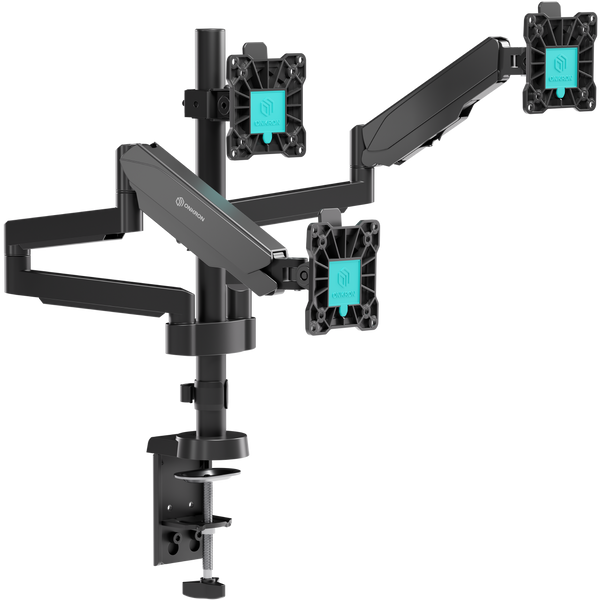 Tischhalterung für drei Monitore 13"-32" max 8 kg, Neigbar-schwenkbar, mit Drehfunktion, schwarz G280