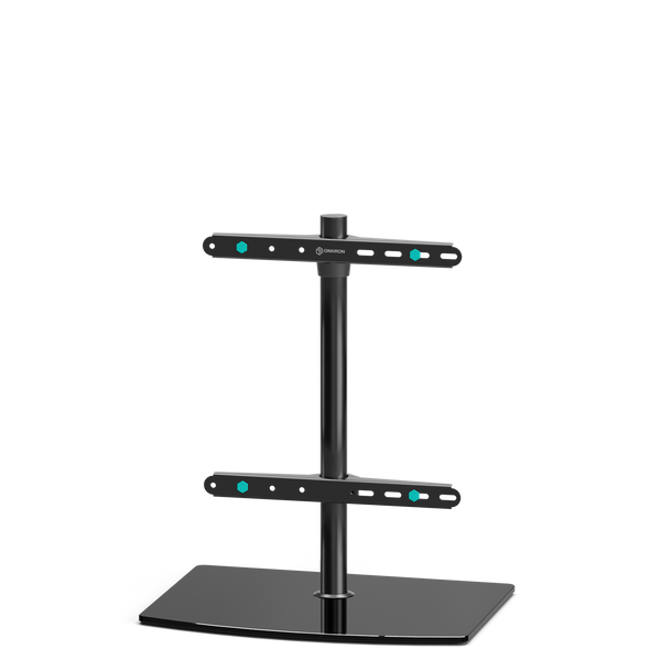 Tisch-TV-Ständer 32"-75", max. 40 kg, Schwenkbar, Schwarz PT3