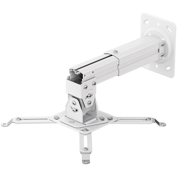 Decken-Wandhalterung für Beamer max 10 kg, Neigbar-schwenkbar, weiß K3A