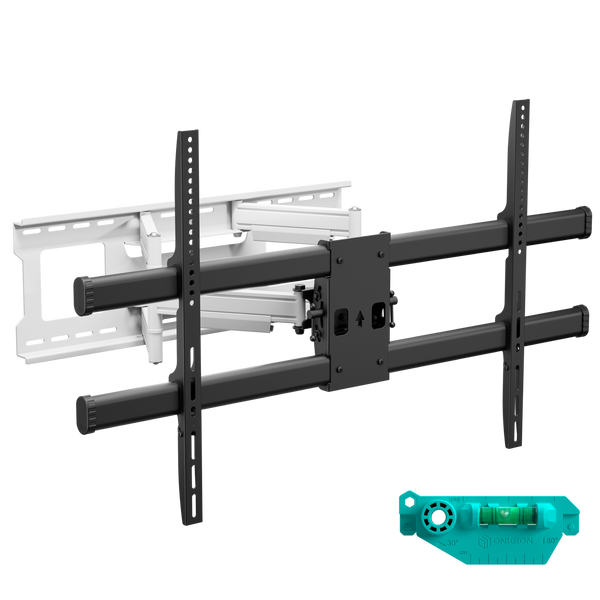 Vollbewegliche Wandhalterung für 42"-120", max. 100 kg, Weiß-Schwarz M10