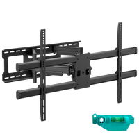 Vollbewegliche Wandhalterung für 42"-120", max. 100 kg, Schwarz M10