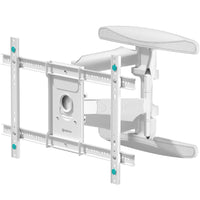 Vollbewegliche Wandhalterung für 40"-75", max. 46 kg, Weiß M6L