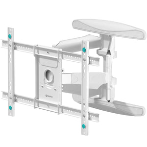 Vollbewegliche Wandhalterung für 40"-75", max. 46 kg, Weiß M6L