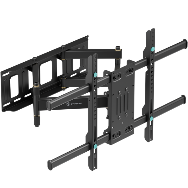 Wandhalterung für 40"–80" Fernseher, bis 65 kg, neig- und schwenkbar, Schwarz SM3