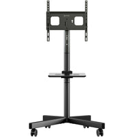 Mobiler TV-Ständer mit Halterung 23"-60", max. 45 kg, Schwarz TS1137