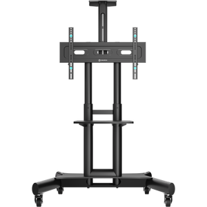 Mobiler TV-Ständer für Fernseher und Professionelle Displays 40"-70", max. 55,5 kg, Schwarz TS1551