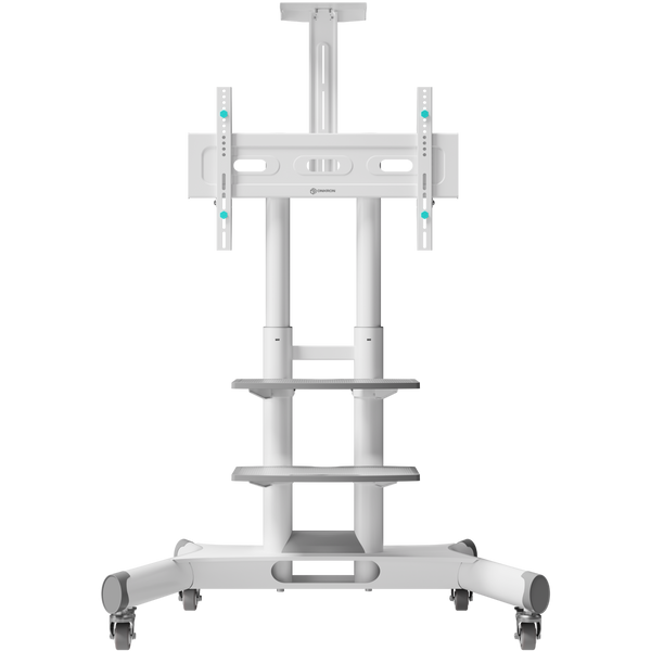 Mobiler TV-Ständer für Fernseher und Professionelle Displays 40"-70", max. 60,5 kg, Weiß TS1552