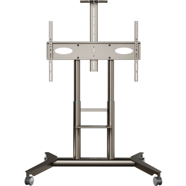 Mobiler TV-Ständer für 55"-90", max. 90 kg, Champagner TS1871