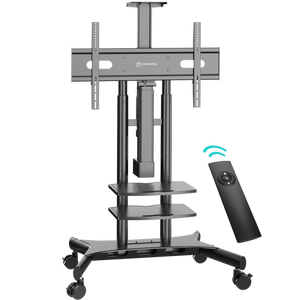 Motorisierter Mobiler TV-Ständer 50"-86", max. 105,9 kg, Schwarz TS1881E