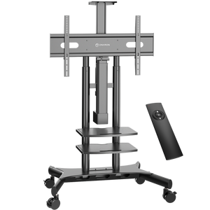 Motorisierter Mobiler TV-Ständer 50"-86", max. 105,9 kg, Schwarz TS1881E