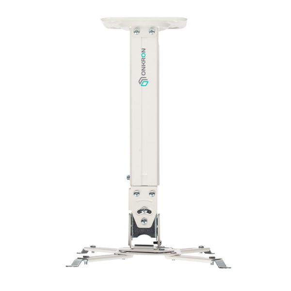 Decken-Wandhalterung für Beamer max 10 kg, Neigbar-schwenkbar, weiß K5A