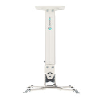 Decken-Wandhalterung für Beamer max 10 kg, Neigbar-schwenkbar, weiß K5A