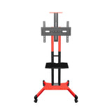 Mobiler TV Ständer für 40"-70" Zoll bis zu 45kg Gaming Edition TS1551 Rot